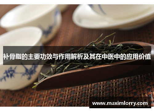 补骨脂的主要功效与作用解析及其在中医中的应用价值